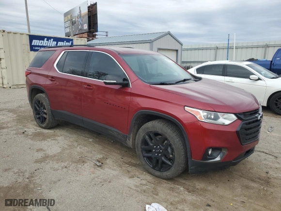 2020 Chevrolet Traverse LT Cloth with VIN 1GNERGKW0LJ265609, listed as a Copart auction lot 82881264 with 111,986 mi miles and Salvage Title. Bid and sale history available at carsss.com. Image 4.