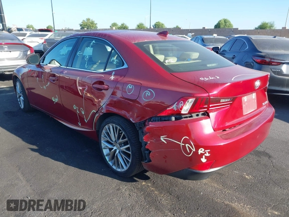 2014 Lexus IS 250 with VIN JTHBF1D24E5003436, listed as a IAAI auction lot 42658797 with 186,226 mi miles and . Bid and sale history available at DreamBid. Image 14.