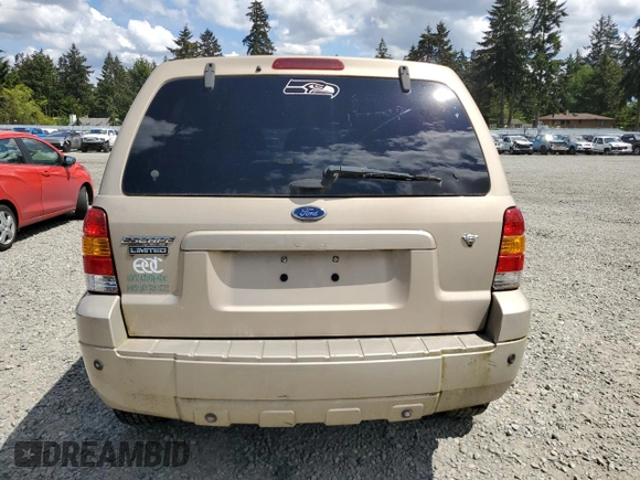 2007 Ford Escape Limited with VIN 1FMCU04137KB33107, listed as a Copart auction lot 55357475 with 200,698 mi miles and Clean title. Bid and sale history available at DreamBid. Image 6.