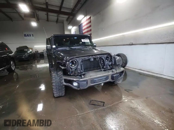 2016 Jeep Wrangler Unlimited 75th Anniversary with VIN 1C4BJWEG4GL254043, listed as a Copart auction lot 78647314 with 102,155 mi miles and Salvage title. Bid and sale history available at DreamBid. Image 13.