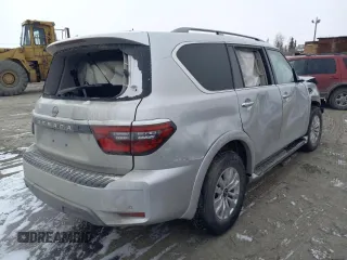 2022 Nissan Armada SV with VIN JN8AY2AD4N9677490, listed as a Copart auction lot 49169234 with 36,096 mi miles. Bid and sale history available at carsss.com. Image 3.