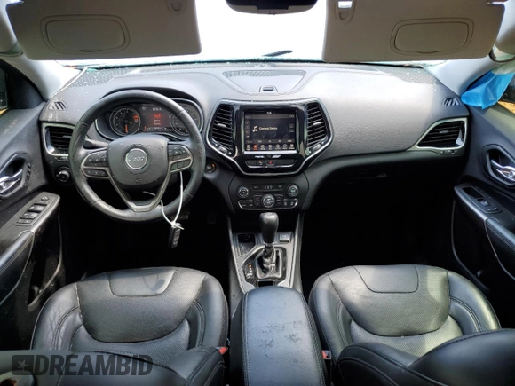 2019 Jeep Cherokee Limited с VIN 1C4PJLDB3KD381282, выставлен на аукционе Copart как лот 54244145 с пробегом 82 319 миль миль и Списание • Salvage title. История ставок и продаж доступна на DreamBid. Изображение 8.