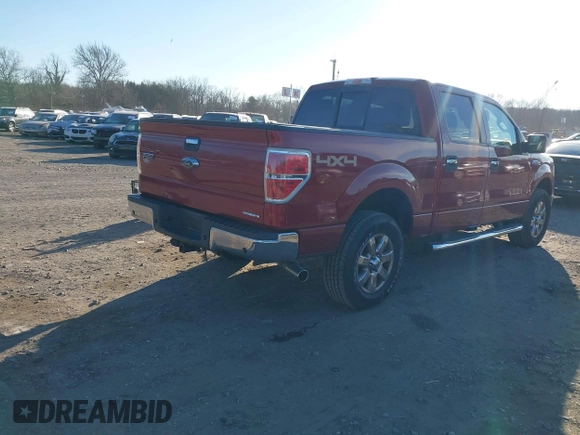 2013 Ford F-150 XL with VIN 1FTFW1EF3DFB33589, listed as a IAAI auction lot 41310843 with 91,800 mi miles. Bid and sale history available at carsss.com. Image 4.