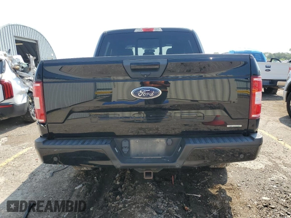 2018 Ford F-150 XL with VIN 1FTEW1EP1JFC00903, listed as a Copart auction lot 68488784 with 83,643 mi miles and Salvage Title. Bid and sale history available at DreamBid. Image 6.