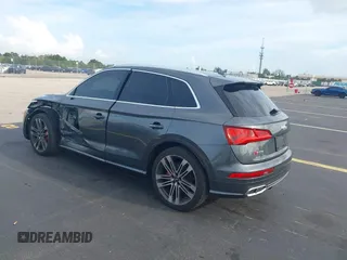 2018 Audi SQ5 Premium Plus with VIN WA1A4AFY4J2098770, listed as a IAAI auction lot 42482457 with 114,377 mi miles and . Bid and sale history available at DreamBid. Image 3.