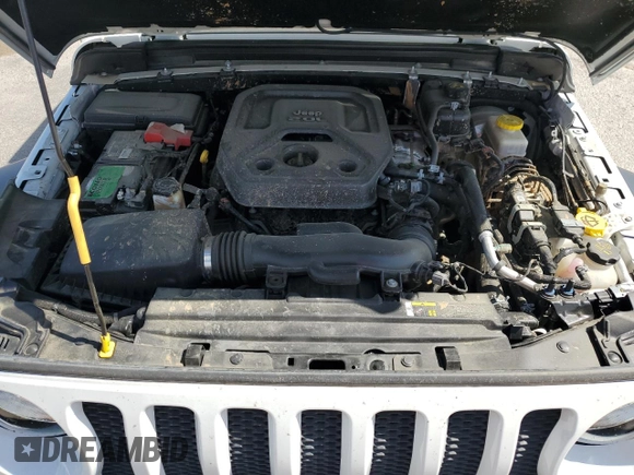 2020 Jeep Wrangler Unlimited Sport S z VIN 1C4HJXDN0LW226619, wystawiony jako Copart lot #54769025 z przebiegiem 52 723 mil mil oraz Szkoda całkowita • Salvage title. Historia ofert i sprzedaży dostępna na DreamBid. Obrazek 12.