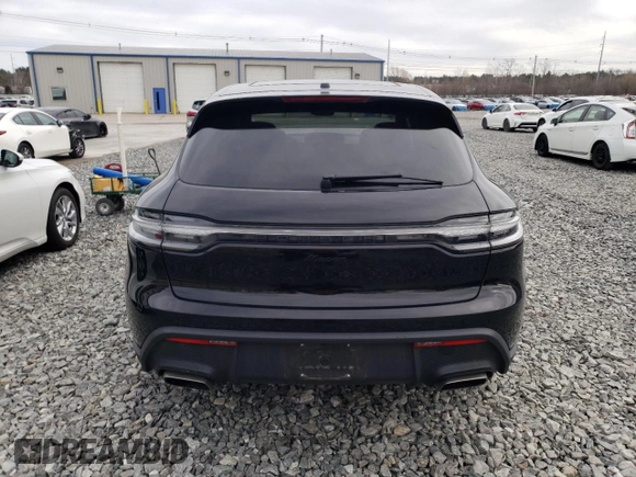 2022 Porsche Macan with VIN WP1AA2A51NLB00488, listed as a Copart auction lot 48550365 with 37,110 mi miles and Salvage Title. Bid and sale history available at carsss.com. Image 6.