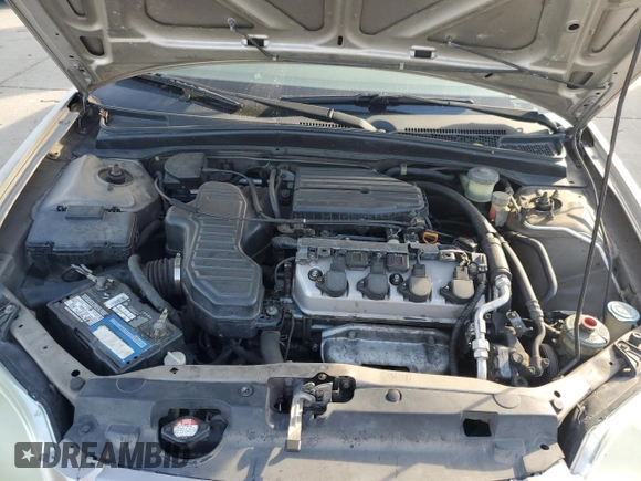 2001 Honda Civic LX with VIN 2HGES15531H611696, listed as a Copart auction lot 73084574 with 187,311 mi miles and Salvage Title. Bid and sale history available at carsss.com. Image 11.