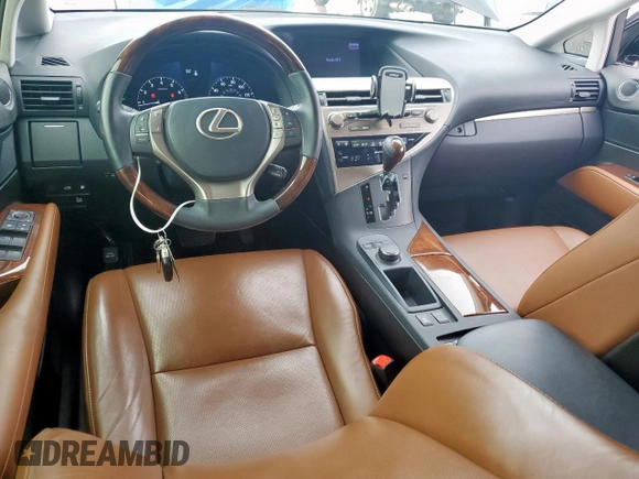 2013 Lexus RX 350 with VIN 2T2ZK1BA9DC112512, listed as a Copart auction lot 60131825 with 69,199 mi miles and Salvage title. Bid and sale history available at DreamBid. Image 8.