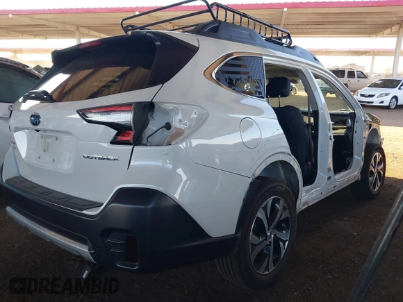 2022 Subaru Outback Limited с VIN 4S4BTANC1N3152671, выставлен на аукционе IAAI как лот 42328548 с пробегом 46 981 миль миль и . История ставок и продаж доступна на DreamBid. Изображение 4.