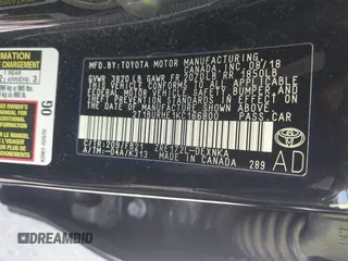 2019 Toyota Corolla L z VIN 2T1BURHE1KC166800, wystawiony jako IAAI lot #41959777 z przebiegiem 50 589 mil mil oraz . Historia ofert i sprzedaży dostępna na DreamBid. Obrazek 9.