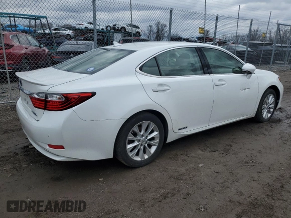2013 Lexus ES 300h Hybrid with VIN JTHBW1GG9D2021163, listed as a Copart auction lot 40438974 with 69,160 mi miles and Salvage Title. Bid and sale history available at carsss.com. Image 3.