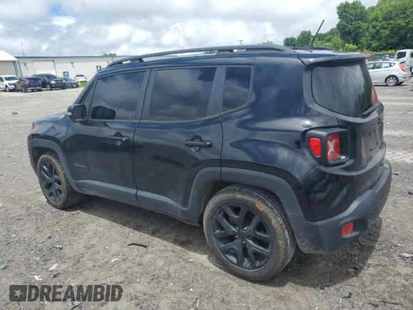 2018 Jeep Renegade Altitude z VIN ZACCJABB3JPH46887, wystawiony jako Copart lot #54758055 z przebiegiem 199 963 mil mil oraz Szkoda całkowita • Salvage title. Historia ofert i sprzedaży dostępna na DreamBid. Obrazek 2.