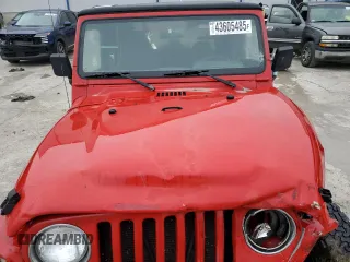 1999 Jeep Wrangler Sport with VIN 1J4FY19S1XP414364, listed as a Copart auction lot 43605485 with 184,363 mi miles and Non Repairable. Bid and sale history available at carsss.com. Image 12.
