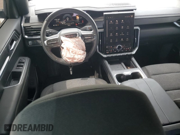 2025 GMC Acadia FWD Elevation z VIN 1GKENKRS2SJ117104, wystawiony jako Copart lot #56534325 z przebiegiem 6 025 mil mil oraz Szkoda całkowita • Salvage title. Historia ofert i sprzedaży dostępna na DreamBid. Obrazek 8.
