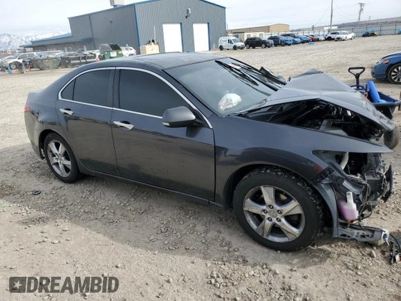 2011 Acura TSX with VIN JH4CU2F65BC004862, listed as a Copart auction lot 49914205 with 194,730 mi miles and Salvage Title. Bid and sale history available at carsss.com. Image 4.