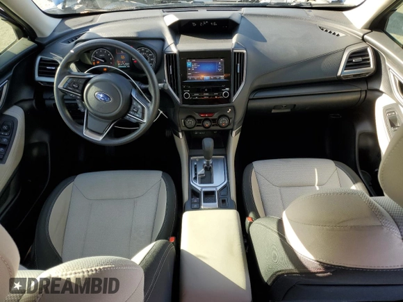 2019 Subaru Forester with VIN JF2SKAAC1KH593648, listed as a Copart auction lot 48014365 with 45,187 mi miles and Salvage Title. Bid and sale history available at carsss.com. Image 8.
