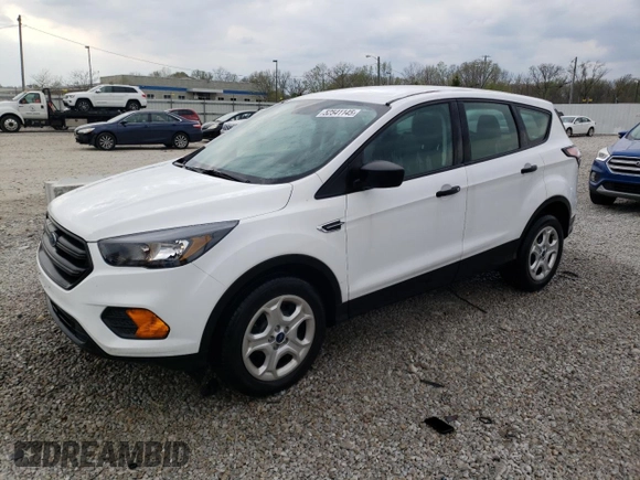 2018 Ford Escape S with VIN 1FMCU0F74JUC02609, listed as a Copart auction lot 52541145 with 18,239 mi miles and Salvage Title. Bid and sale history available at carsss.com. Image 1.
