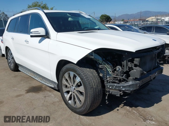 2017 Mercedes-Benz GLS 450 with VIN 4JGDF6EE5HA804884, listed as a IAAI auction lot 42357294 with 109,959 mi miles and . Bid and sale history available at DreamBid. Image 1.