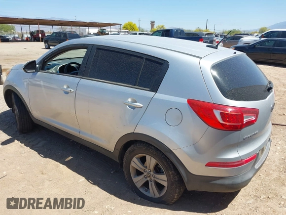 2012 Kia Sportage LX with VIN KNDPB3A27C7326884, listed as a IAAI auction lot 42010016 with 112,797 mi miles. Bid and sale history available at carsss.com. Image 3.