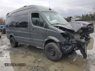 2018 Mercedes-Benz Sprinter with VIN WDZFE7CD8JP642591, listed as a Copart auction lot 82630064 with Not Provided miles and Salvage Title. Bid and sale history available at DreamBid. Image 4.