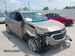 2019 Chevrolet Equinox LT z VIN 2GNAXUEV9K6169267, wystawiony jako IAAI lot #42118122 z przebiegiem 106 209 mil mil oraz . Historia ofert i sprzedaży dostępna na DreamBid. Obrazek 1.
