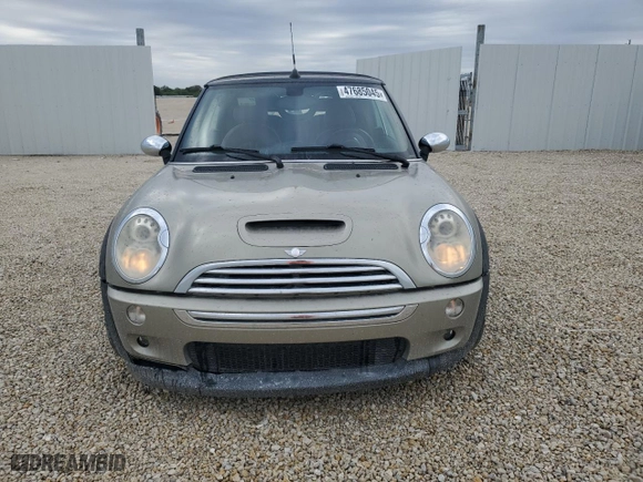 2007 MINI Cooper Convertible S with VIN WMWRH33557TL95520, listed as a Copart auction lot 47685045 with 95,619 mi miles and Clean Title. Bid and sale history available at carsss.com. Image 5.