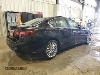 2018 Infiniti Q50 Luxe with VIN JN1CV7AR9JM280079, listed as a Copart auction lot 47115965 with 68,241 mi miles and Clean Title. Bid and sale history available at DreamBid. Image 3.