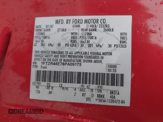 2008 Ford Ranger XLT с VIN 1FTZR45E78PA09175, выставлен на аукционе IAAI как лот 41806426 с пробегом 77 896 миль миль и . История ставок и продаж доступна на DreamBid. Изображение 9.