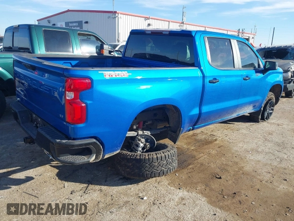 2023 Chevrolet Silverado 1500 LT Trail Boss with VIN 3GCUDFED9PG117005, listed as a IAAI auction lot 41505108 with 14,575 mi miles and . Bid and sale history available at DreamBid. Image 4.