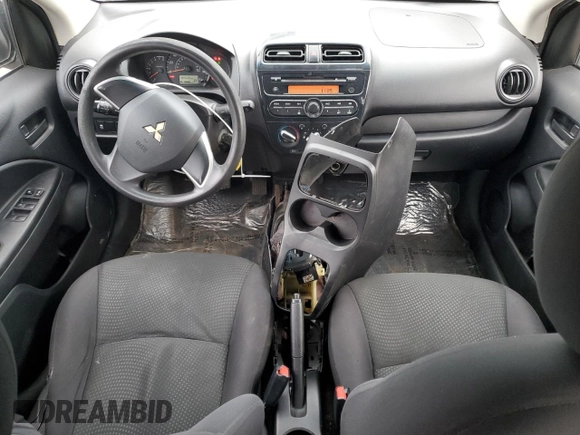 2017 Mitsubishi Mirage ES with VIN ML32F3FJ1HHF13902, listed as a Copart auction lot 84764884 with 107,235 mi miles and Salvage title. Bid and sale history available at DreamBid. Image 8.