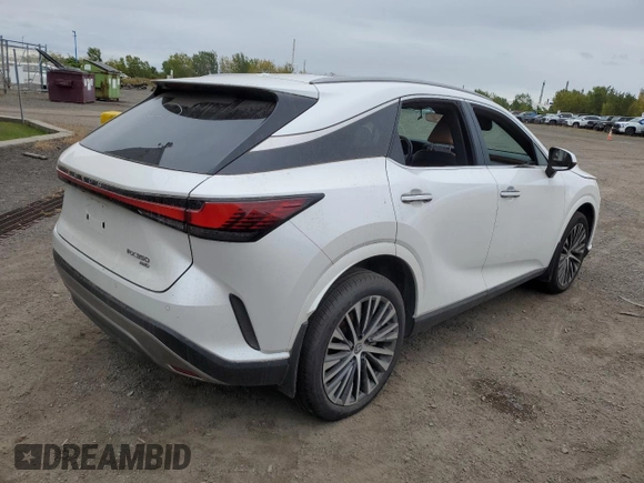 2023 Lexus RX with VIN 2T2BAMCA6PC029080, listed as a Copart auction lot 72990054 with 23,804 mi miles and Clean Title. Bid and sale history available at carsss.com. Image 3.