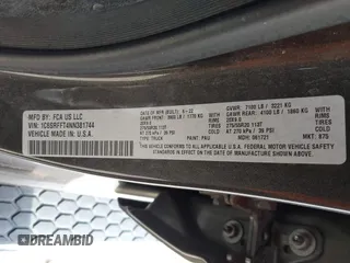 2022 Ram 1500 Big Horn z VIN 1C6SRFFT4NN381744, wystawiony jako IAAI lot #41621744 z przebiegiem 48 414 mil mil oraz . Historia ofert i sprzedaży dostępna na DreamBid. Obrazek 9.