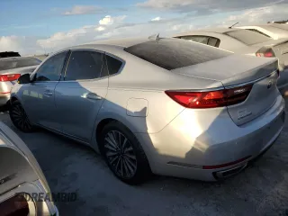 2017 Kia Cadenza Premium with VIN KNALB4J16H5049057, listed as a Copart auction lot 76202044 with 74,617 mi miles and Salvage Title. Bid and sale history available at carsss.com. Image 2.
