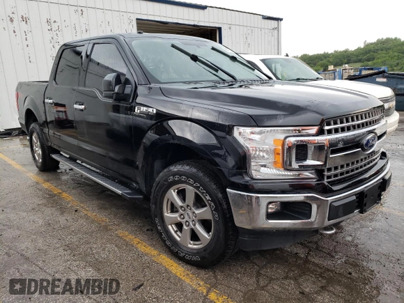 2018 Ford F-150 XL with VIN 1FTEW1E59JFA28618, listed as a Copart auction lot 56307174 with 114,609 mi miles and Salvage Title. Bid and sale history available at carsss.com. Image 4.