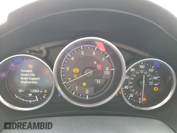 2021 Mazda MX-5 Miata Grand Touring with VIN JM1NDAM77M0455019, listed as a Copart auction lot 78058694 with 12,363 mi miles and Salvage title. Bid and sale history available at DreamBid. Image 9.