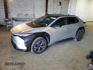 2023 Toyota bZ4X XLE with VIN JTMABACA7PA010912, listed as a Copart auction lot 45630275 with 29,283 mi miles and Salvage Title. Bid and sale history available at carsss.com. Image 1.