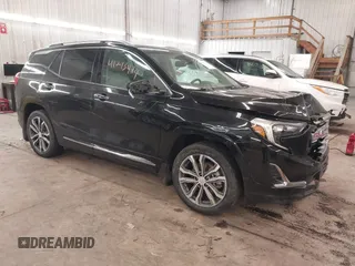 2020 GMC Terrain Denali with VIN 3GKALXEX5LL343098, listed as a IAAI auction lot 41213484 with 51,346 mi miles and . Bid and sale history available at DreamBid. Image 1.
