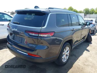 2021 Jeep Grand Cherokee Limited with VIN 1C4RJKBG1M8213315, listed as a IAAI auction lot 42582784 with 43,375 mi miles and . Bid and sale history available at DreamBid. Image 4.