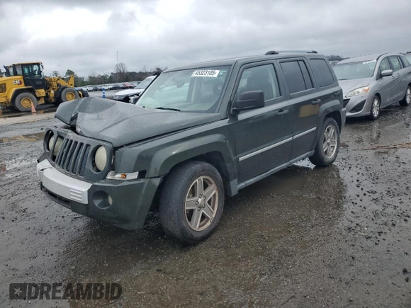 2008 Jeep Patriot Limited with VIN 1J8FT48W68D535039, listed as a Copart auction lot 45323105 with 152,568 mi miles and Salvage Title. Bid and sale history available at DreamBid. Image 1.