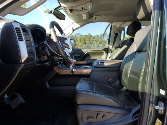 2017 Chevrolet Silverado 1500 LTZ with VIN 3GCPCSEC3HG364554, listed as a Copart auction lot 87268504 with 92,934 mi miles and Salvage Title. Bid and sale history available at DreamBid. Image 7.