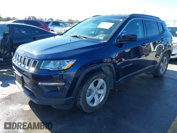 2021 Jeep Compass Altitude with VIN 3C4NJCBB4MT556033, listed as a IAAI auction lot 41198784 with 72,081 mi miles. Bid and sale history available at carsss.com. Image 17.