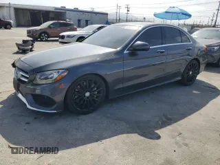 2016 Mercedes-Benz C 300 with VIN 55SWF4JB9GU122530, listed as a Copart auction lot 62144735 with 118,503 mi miles and Salvage title. Bid and sale history available at DreamBid. Image 1.