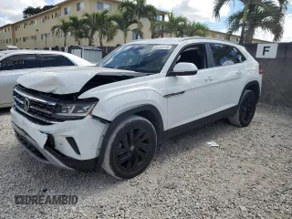 2021 Volkswagen Atlas SE z VIN 1V2WE2CA9MC233518, wystawiony jako Copart lot #44737275 z przebiegiem 60 228 mil mil oraz Szkoda całkowita • Salvage title. Historia ofert i sprzedaży dostępna na DreamBid. Obrazek 1.