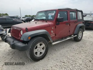 2012 Jeep Wrangler Unlimited Sport with VIN 1C4BJWDG5CL158739, listed as a Copart auction lot 51334975 with 31,818 mi miles and Salvage Title. Bid and sale history available at carsss.com. Image 1.