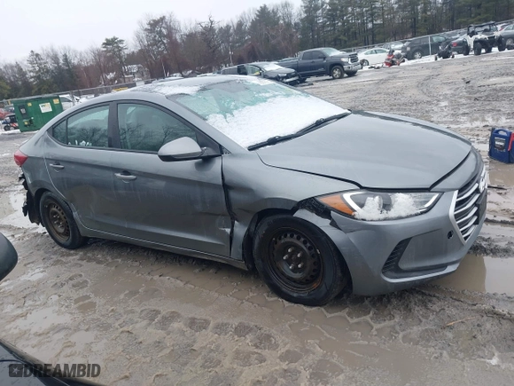 2017 Hyundai Elantra SE with VIN KMHD74LFXHU095512, listed as a IAAI auction lot 41627746 with 206,868 mi miles. Bid and sale history available at carsss.com. Image 13.