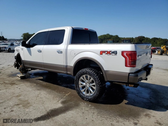 2016 Ford F-150 XLT with VIN 1FTEW1EF2GKD99452, listed as a Copart auction lot 75023994 with 166,688 mi miles and Salvage Title. Bid and sale history available at carsss.com. Image 2.