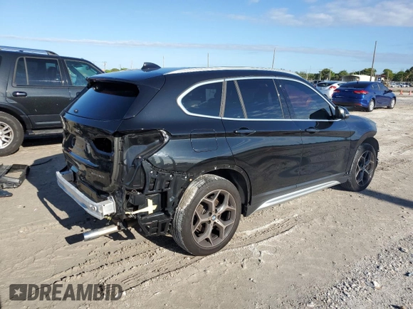 2019 BMW X1 sDrive28i with VIN WBXHU7C57K3H45035, listed as a Copart auction lot 47644493 with 34,629 mi miles and . Bid and sale history available at DreamBid. Image 3.