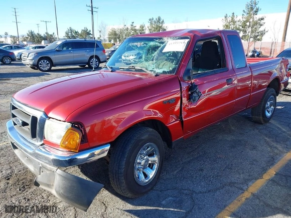 2004 Ford Ranger XL Fleet with VIN 1FTYR44U84PB58841, listed as a IAAI auction lot 41393218 with 84875 miles. Bid and sale history available at carsss.com. Image 2.