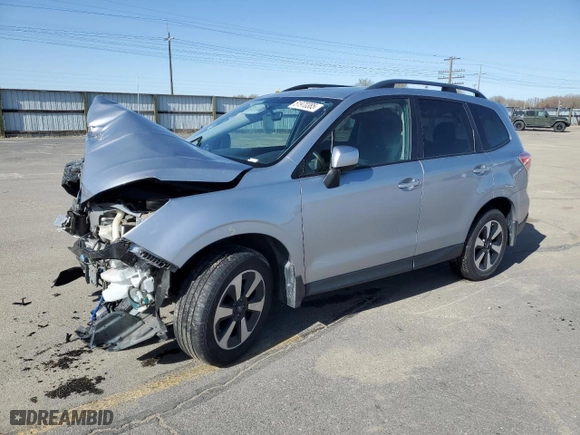 2018 Subaru Forester Premium with VIN JF2SJAGC5JH510117, listed as a Copart auction lot 51970385 with 44,758 mi miles and Salvage Title. Bid and sale history available at carsss.com. Image 1.